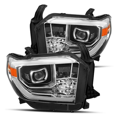 AlphaRex PRO-Series LED Projector Headlights Chrome For 2nd Gen Tundra (2014+)