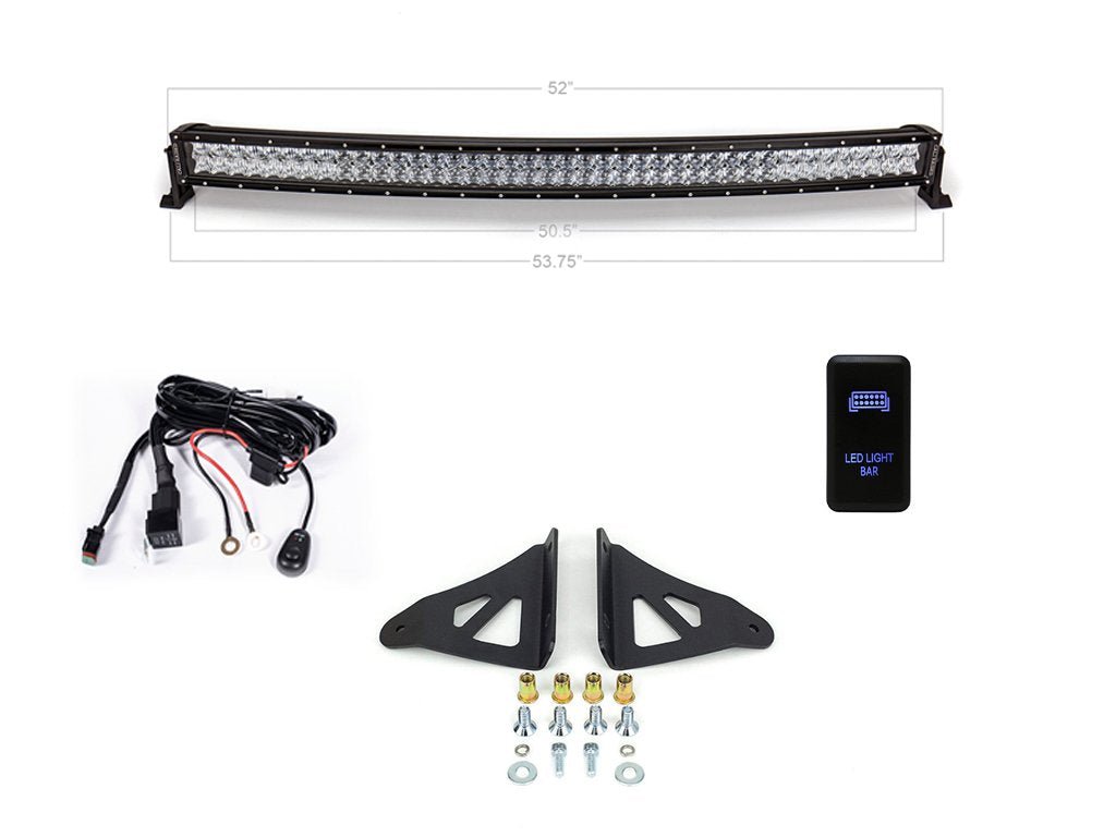 Cali Raised 05-23 TACOMA 52" CURVED LED LIGHT BAR ROOF BRACKETS KIT