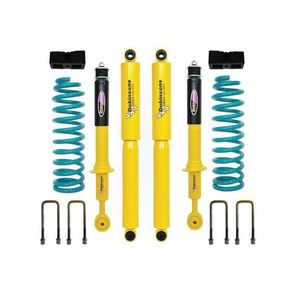 Dobinsons 1.5"–3.0" Quick Ride Lift Kit 2nd and 3rd Gen Tacoma (Double Cab Short Bed) (2005-2019)