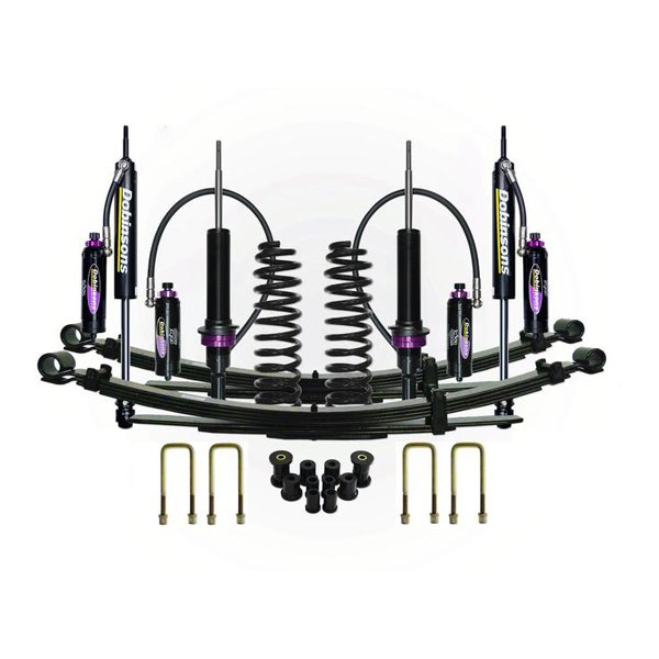 Dobinsons 1.5"–3.0" MRR 3-Way Adjustable Lift Kit 2nd and 3rd Gen Tacoma (Double Cab) (2005-2015) - Black