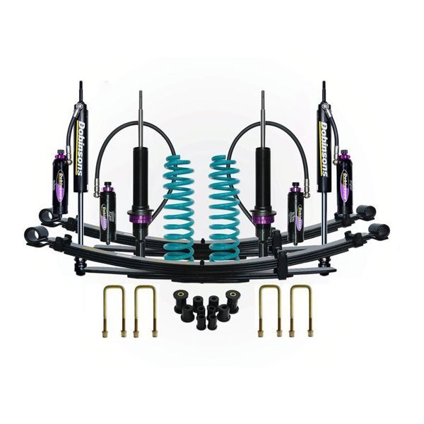 Dobinsons 1.5"–3.0" MRR 3-Way Adjustable Lift Kit 2nd and 3rd Gen Tacoma (Double Cab) (2005-2015) - Teal