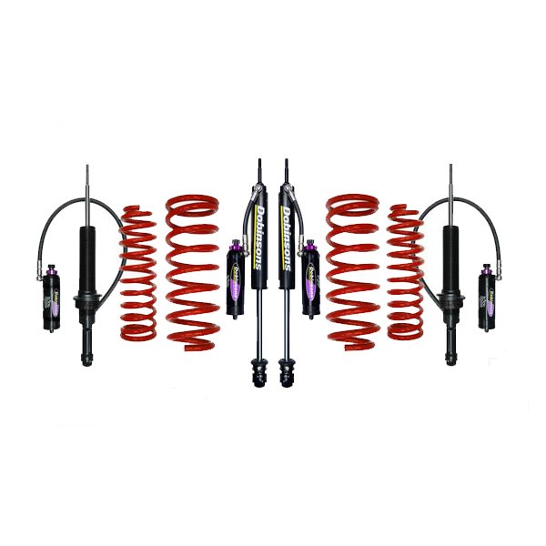 Dobinsons 1"–3.5" MRR Lift Kit 5th Gen 4Runner (2010+) (Non-KDSS) - Red