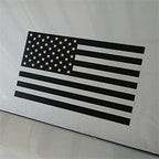 AMERICAN FLAG DECALS 'CLEAR PRINTED'