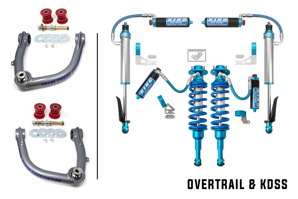 2024+ GX550 King 2.5 Front & Rear Shocks w/ Total Chaos Upper Control Arms - KDSS / Overtrail Compatible
