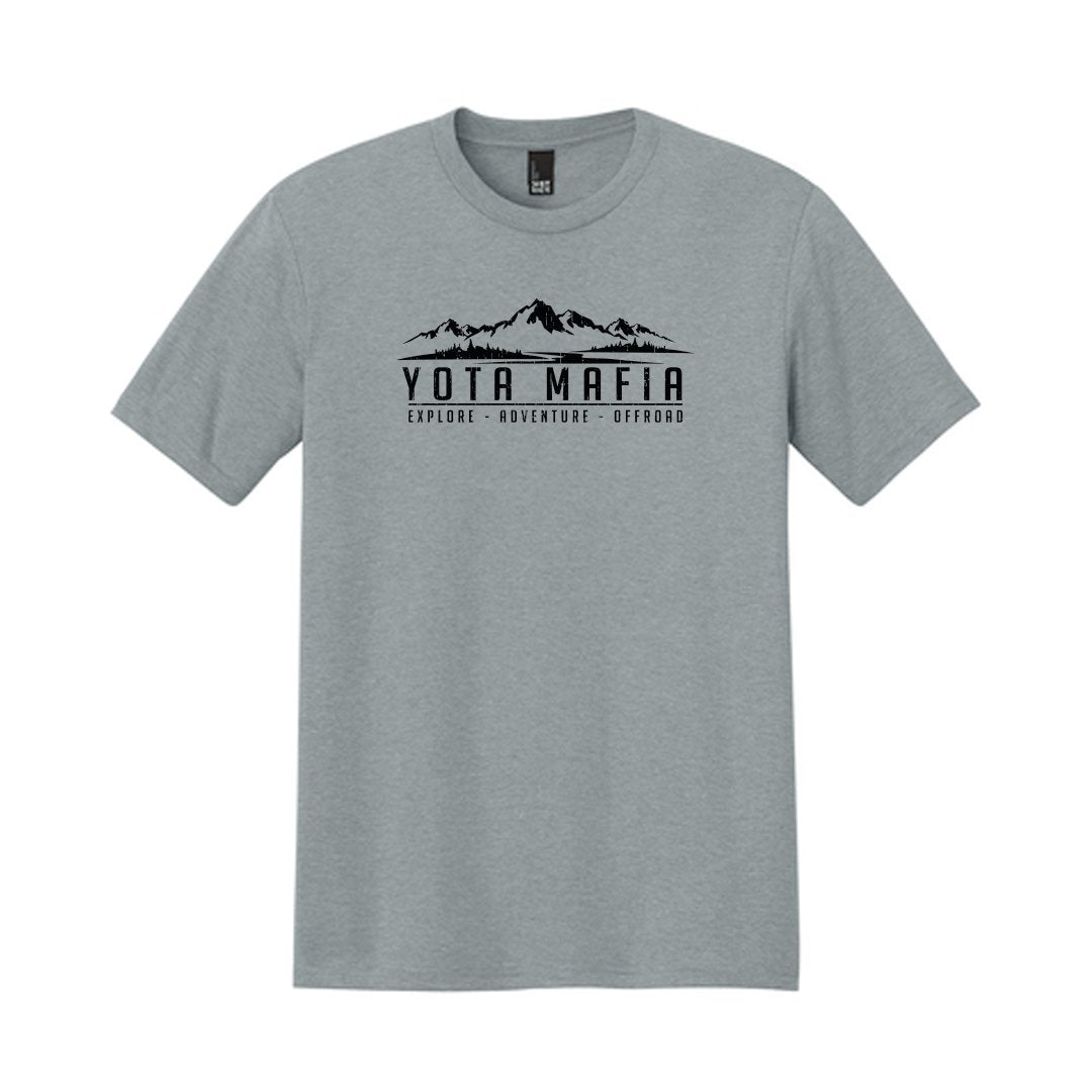 Vintage Mountain Tee – Heather Grey