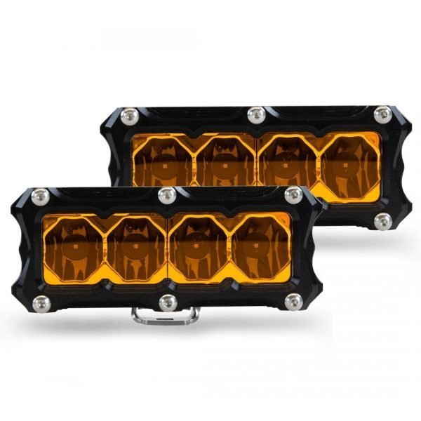 HERETIC 6 SERIES LIGHT BAR - BA-2 PACK - AMBER