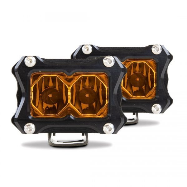 BA - 2 AMBER LED POD LIGHT - 2 PACK