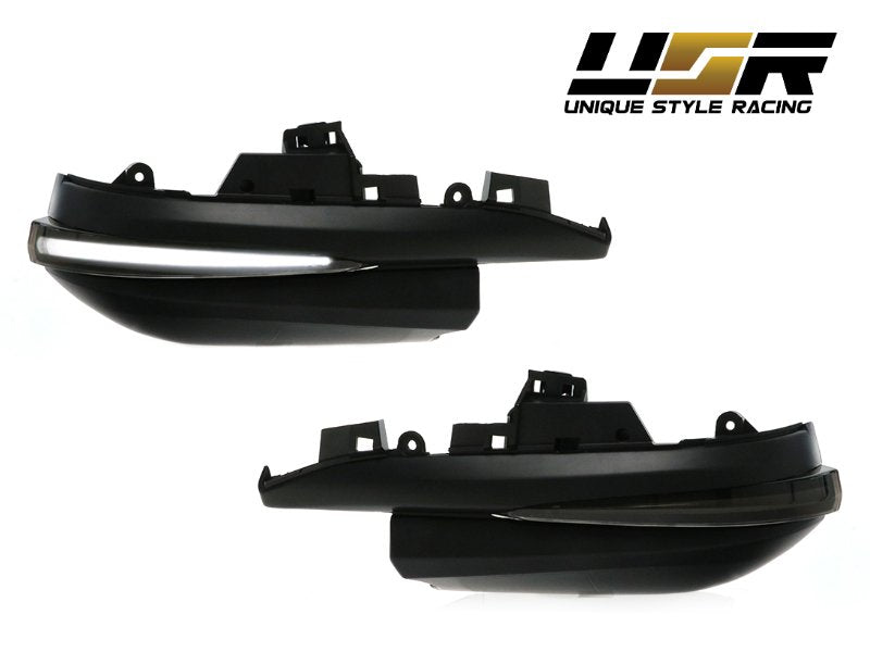 USR DEPO 2016-2023 Tacoma Smoke Lens Switchback Amber/White LED Mirror Turn Signal Lights