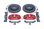 Big Brake Kit Upgrade (one-piece rotors, machined billet calipers, and extended brake lines)