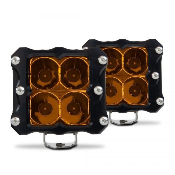HERETIC 6 SERIES QUATTRO LIGHT - PAIR PACK - AMBER
