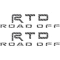 C Pillar Letter Overlays Fits 2025-2026 Toyota 4runner