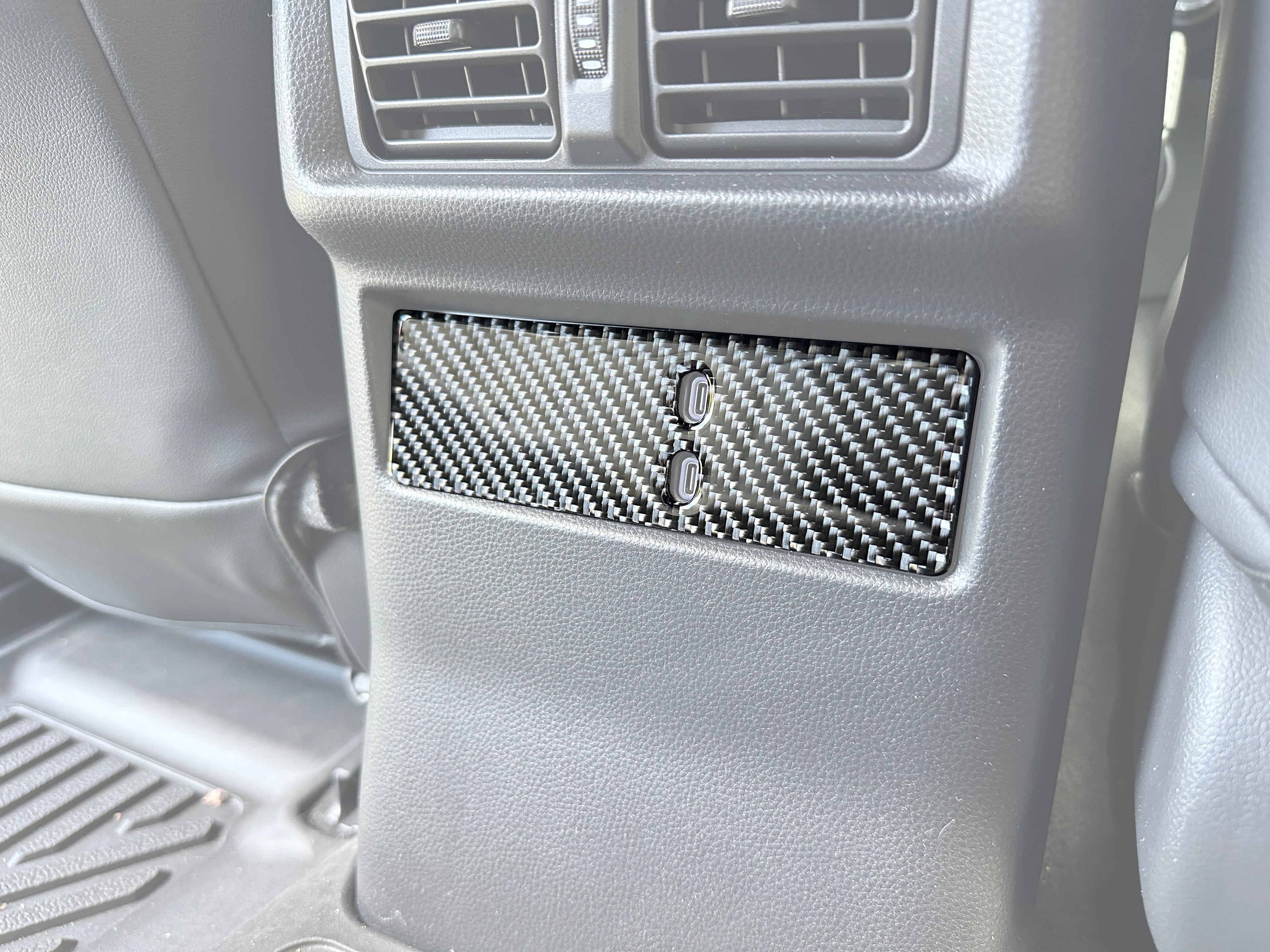 Rear U.S.B Port Accent Trim Fits 2025-2026 Toyota 4Runner