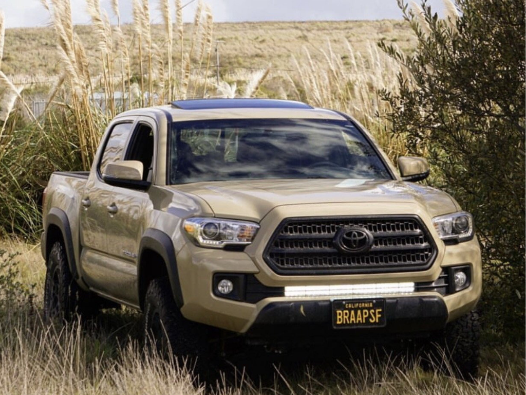 32" Lower Bumper Hidden LED Light Bar Kit Fits 2016-2023 Toyota Tacoma