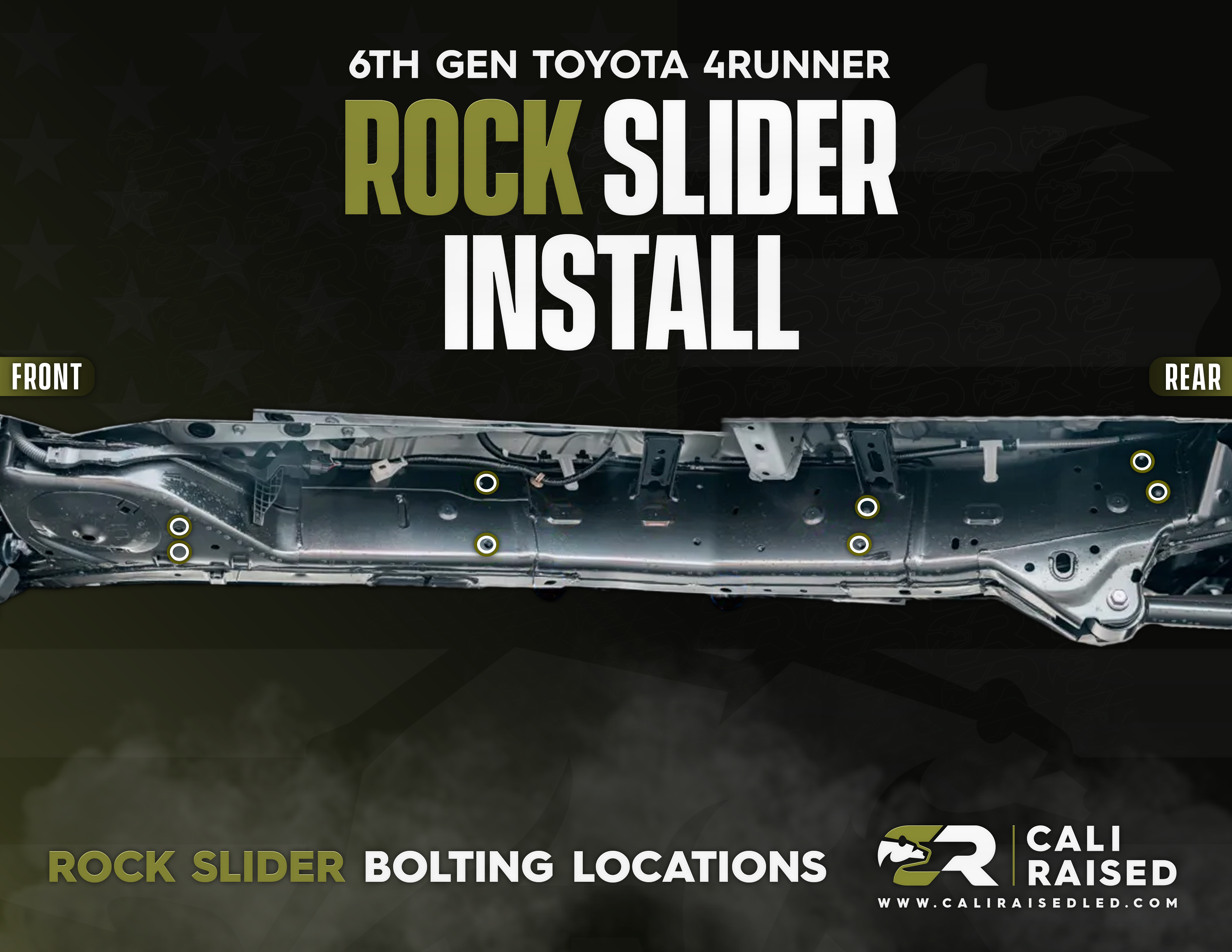 Trail Edition Rock Sliders For 2024+ Toyota Land Cruiser