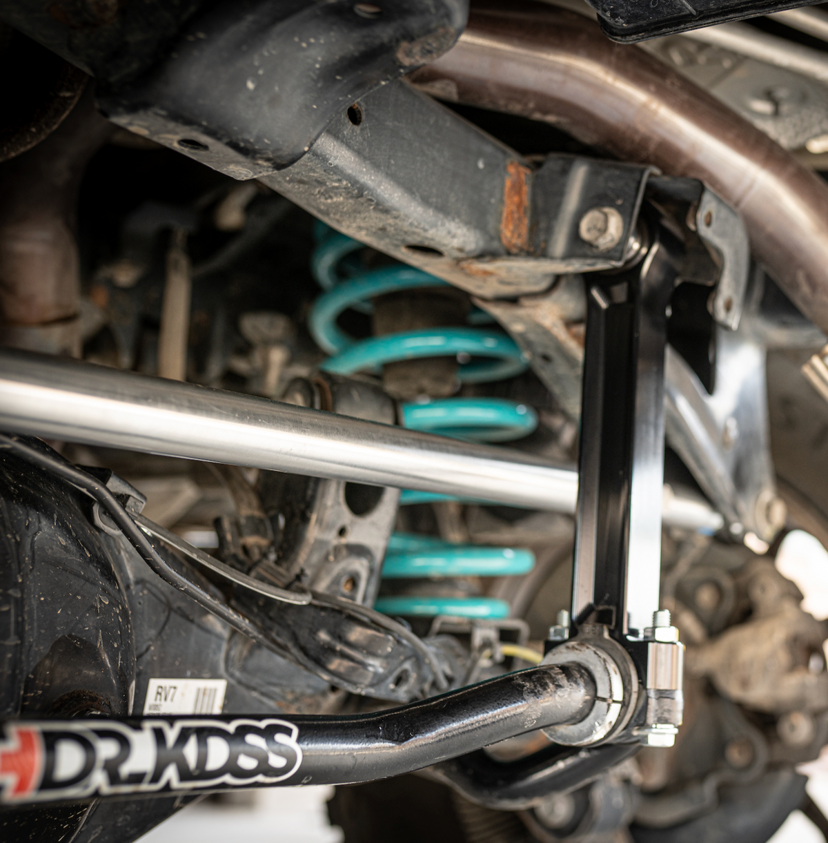 Dr KDSS Rear KDSS Sway Bar Drop Kit with 7075 Billet Fixed Link | 2010-2024 4Runner & GX460