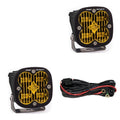 Baja Designs Squadron SAE, Pair LED Wide Cornering, Amber