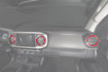 A/C Vent Rings Accent Trim Fits 2016-2023 Toyota Tacoma
