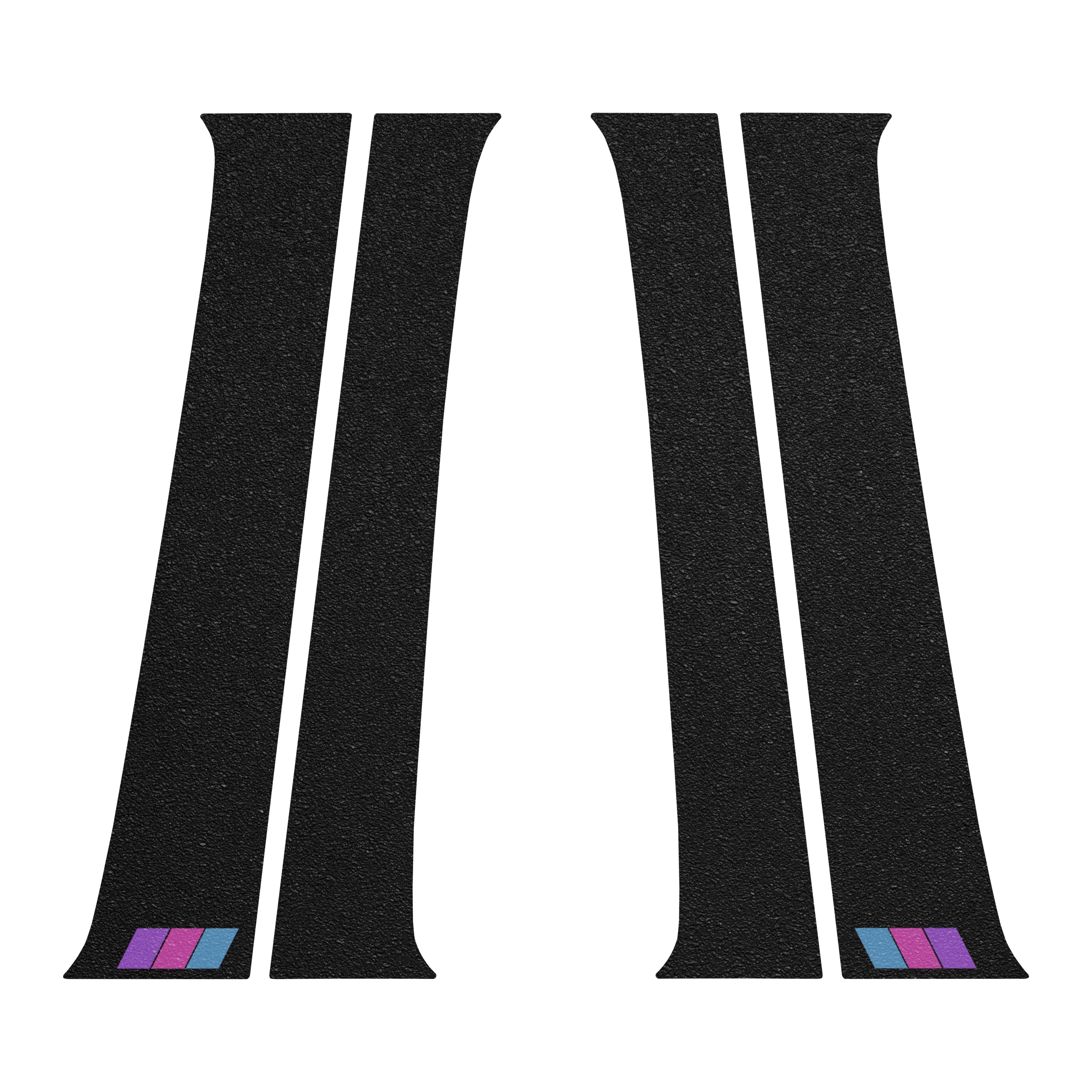 Textured Door Pillar Protection Overlays Fits 2005-2015 Toyota Tacoma