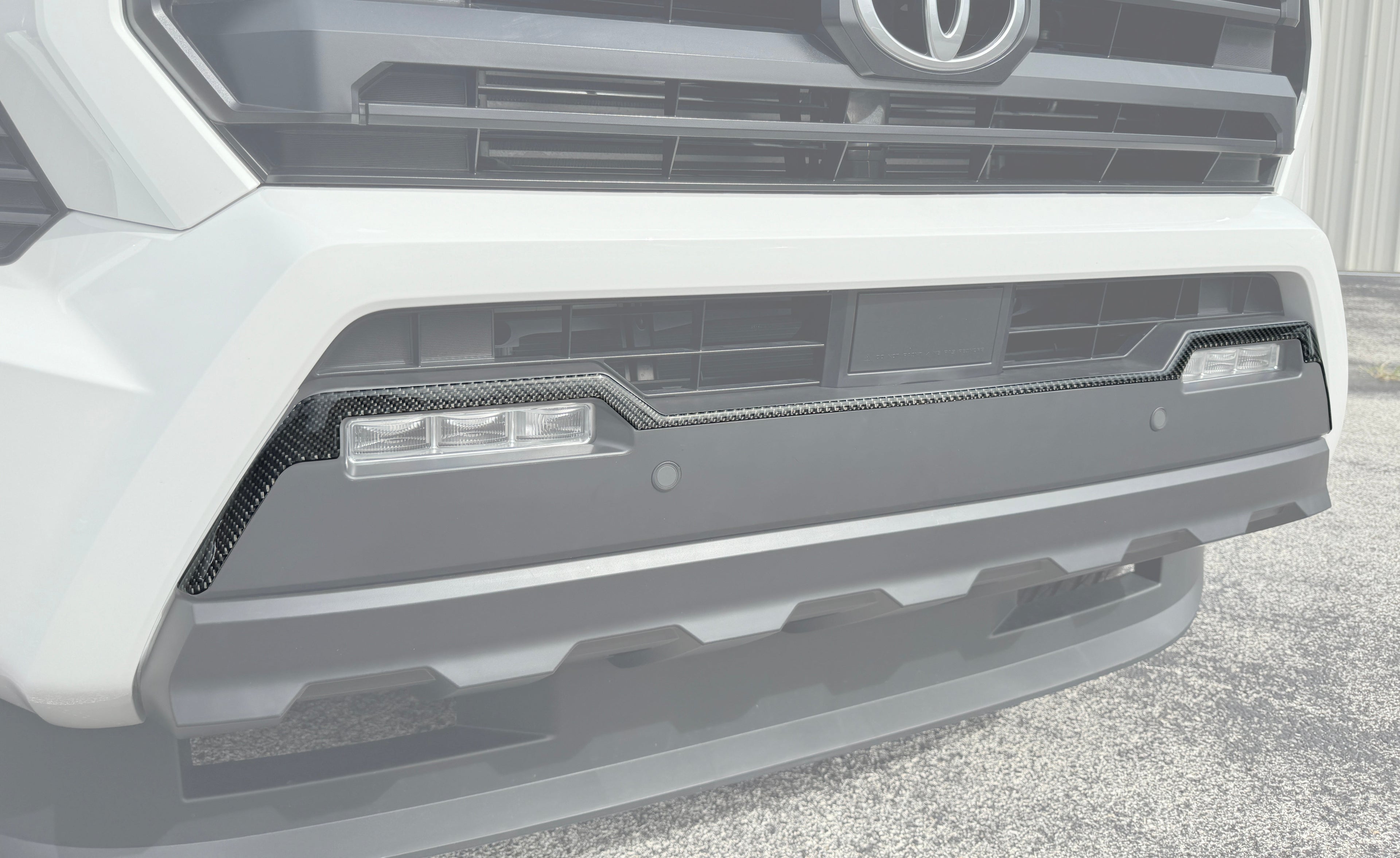 Front Bumper Upper Line Accent Trim Fits 2024-2026 Toyota Tacoma