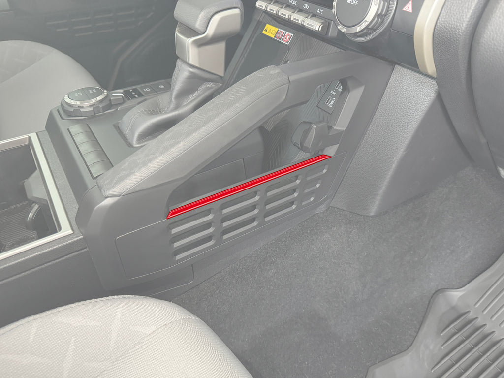 Center Storage Line Accent Trim Fits 2024-2026 Toyota Tacoma & 2025-2026 4Runner