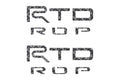 TRD Pro Interior Door Letter Overlays Fits 2024-2026 Toyota Tacoma