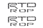 Hood Louver Letter Overlays Fits 2024-2026 Toyota Tacoma
