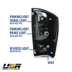 USR DEPO 2016-2021 Tacoma TRD PRO Style Black Out Rear Tail Lights