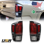USR DEPO 2016-2021 Tacoma TRD PRO Style Black Out Rear Tail Lights