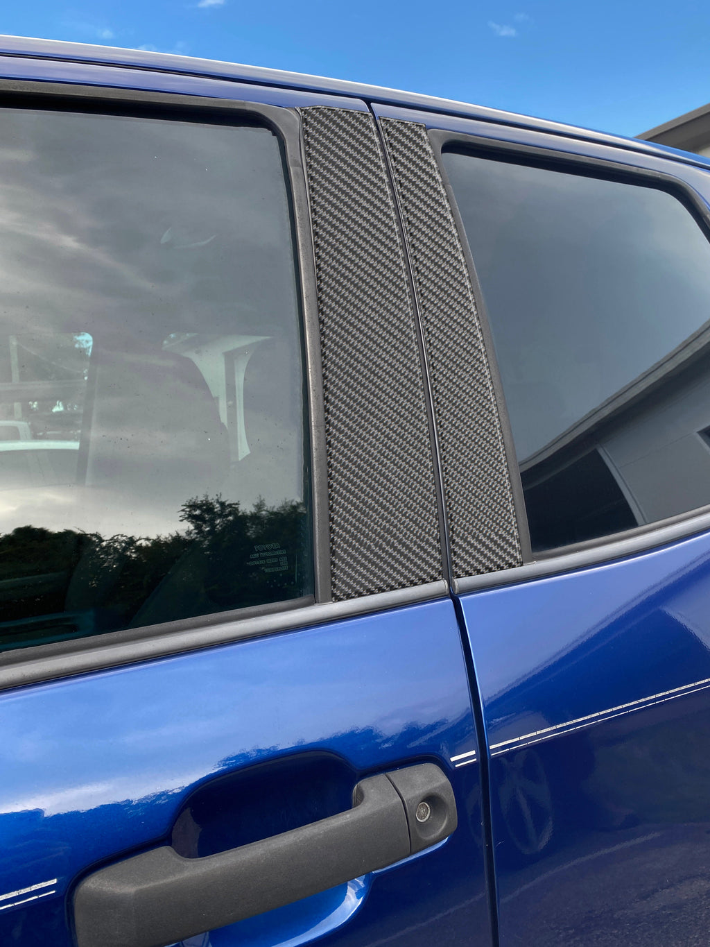 Door Pillars Accent Trim Fits 2007-2021 Toyota Tundra