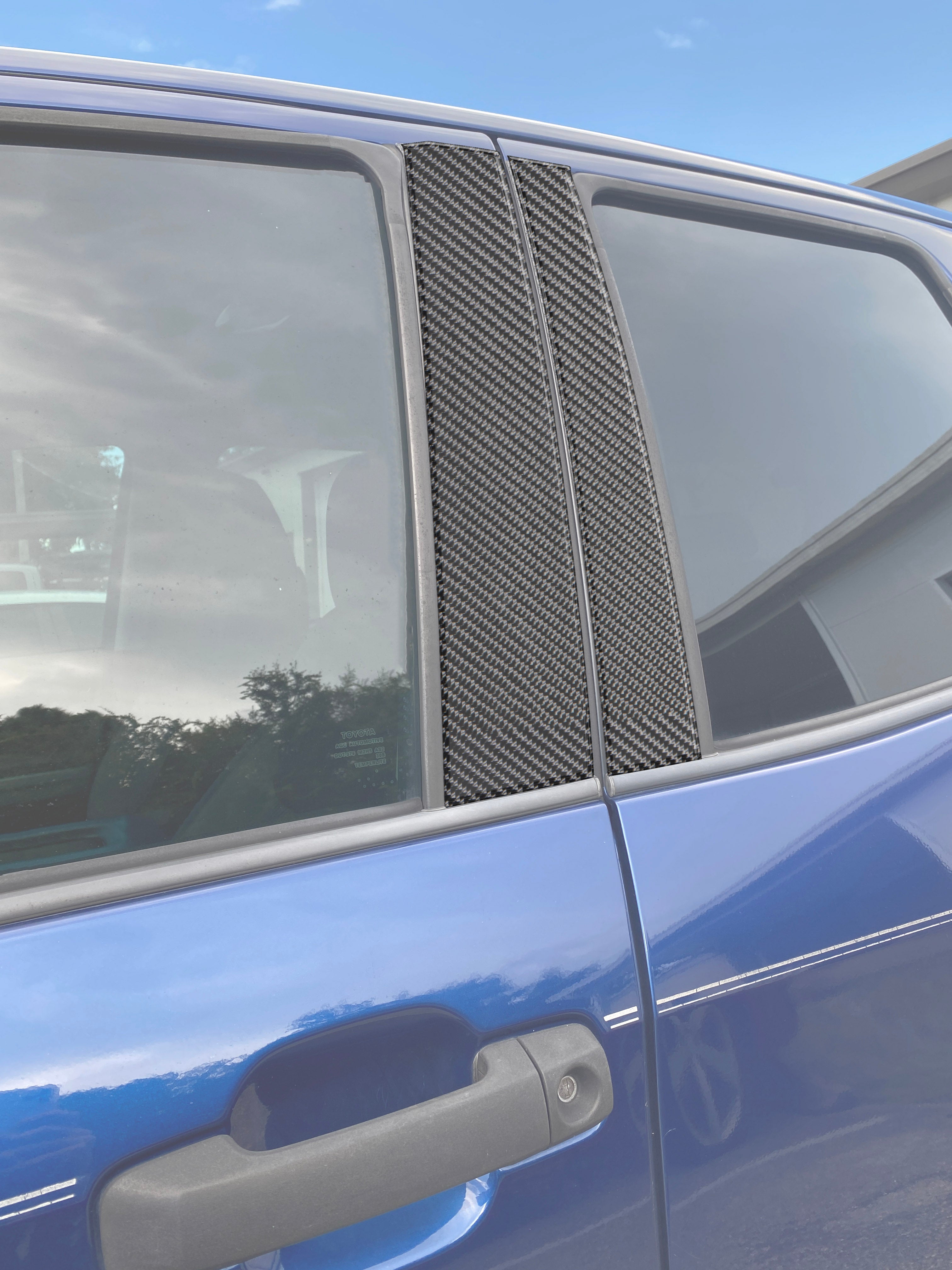 Door Pillars Accent Trim Fits 2007-2021 Toyota Tundra