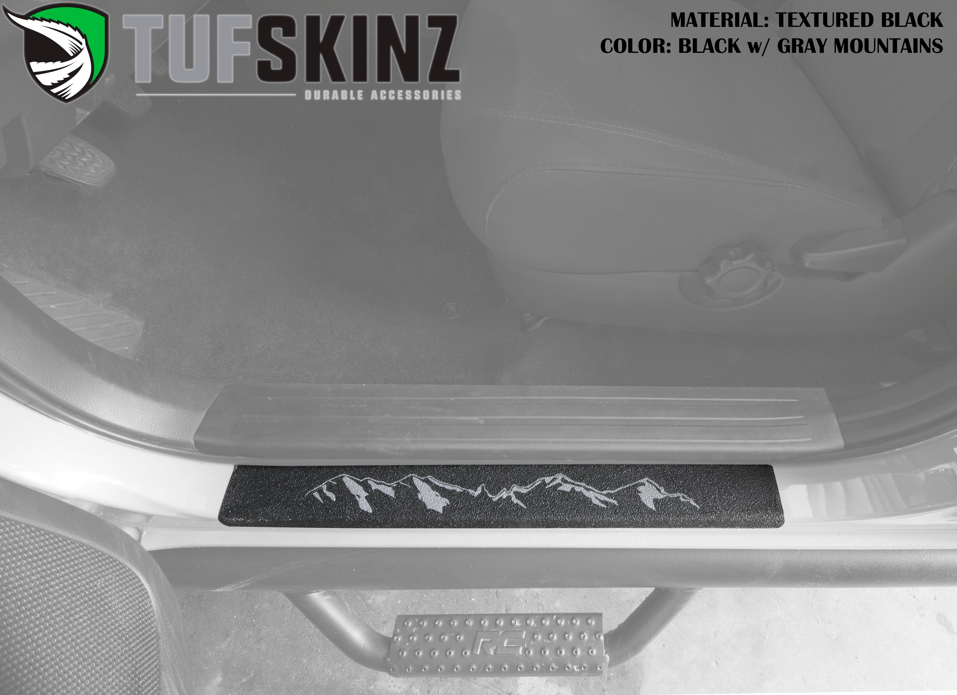 Door Sills Protection Overlay Fits 2007-2021 Toyota Tundra