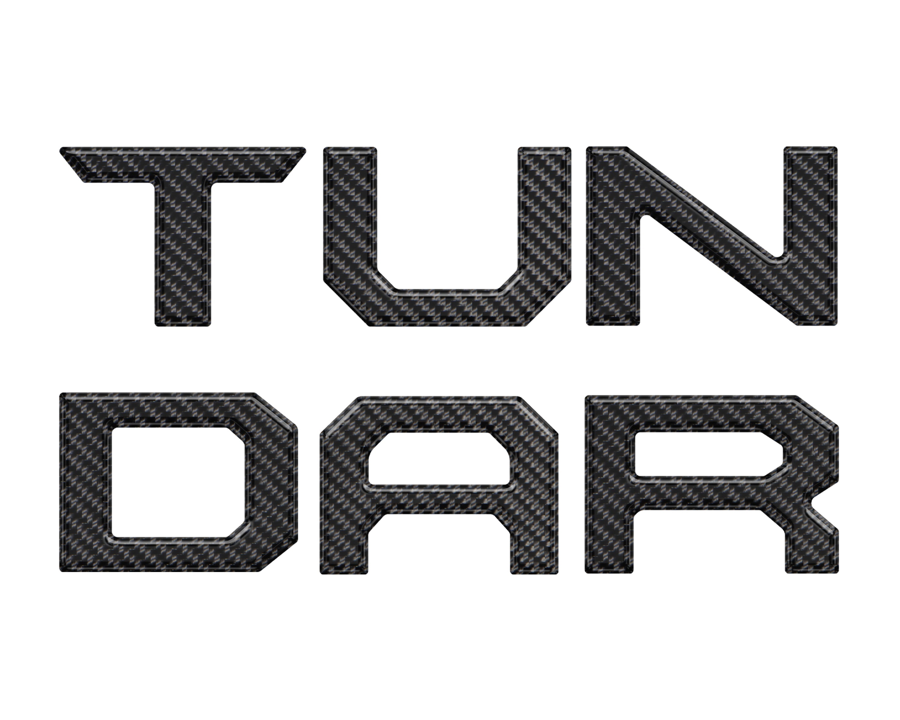 Lower Grille Letter Inserts Fits 2022-2026 Toyota Tundra