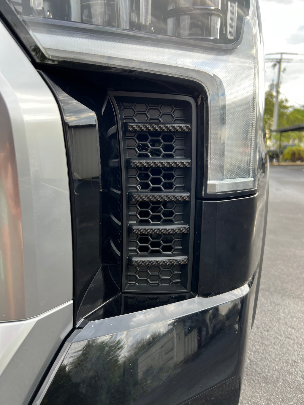 Side Air Intake Line Accent Trim Fits 2022-2026 Toyota Tundra