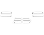 A/C Vent Accent Trim Fits 2022-2026 Toyota Tundra & 2023-2026 Toyota Sequoia
