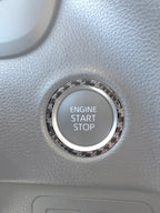 Push to Start Button Accent Trim Fits 2022-2026 Toyota Tundra & 2023-2026 Toyota Sequoia