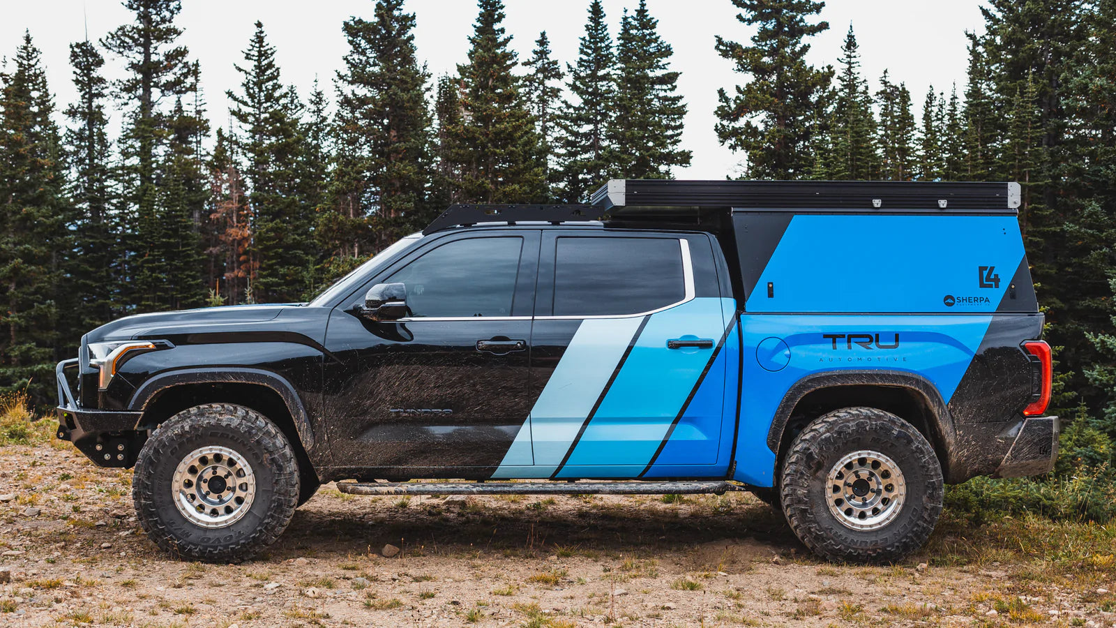 3RD GEN TUNDRA CREWMAX (22-CURRENT) CAMPER ROOF RACK | THE CUB | SHERPA