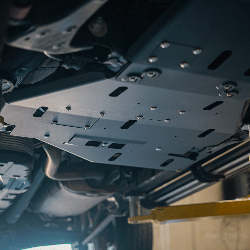 2025+ Toyota 4Runner Cat Shield & Transmission Skid Plate - Hybrid/Non-Hybrid | Cali Raised LED