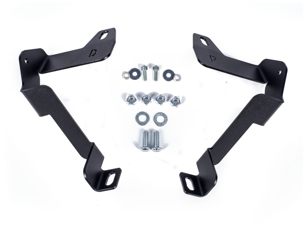 Cali Raised 14-21 TUNDRA 32" LOWER BUMPER HIDDEN LED LIGHT BAR BRACKETS KIT