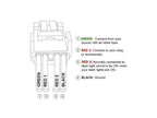 Small Style Toyota OEM Style "DITCH LIGHTS" Switch