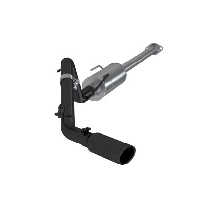 MBRP ARMOR BLK 2.5″ Cat-Back Exhaust Single Side Exit, Street Profile 2005-15 Tacoma
