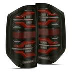 2nd Gen Tundra (14-21) LUXX-Series LED Tail Lights Black-Red
