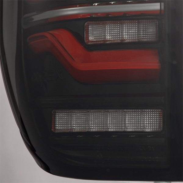 2nd Gen Tundra (14-21) LUXX-Series LED Tail Lights Black-Red