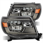 2nd Gen Tacoma (05-11) LUXX-Series LED Crystal Headlights Alpha-Black