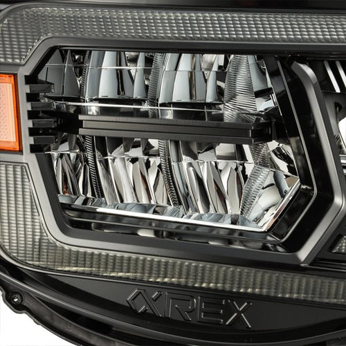 2nd Gen Tacoma (05-11) LUXX-Series LED Crystal Headlights Alpha-Black