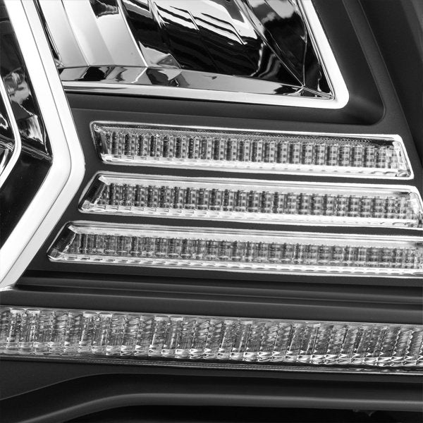 2nd Gen Tacoma (05-11) LUXX-Series LED Crystal Headlights Black