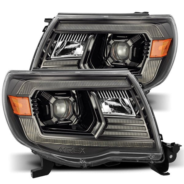 2nd Gen Tacoma (05-11) LUXX-Series LED Projector Headlights Alpha-Black