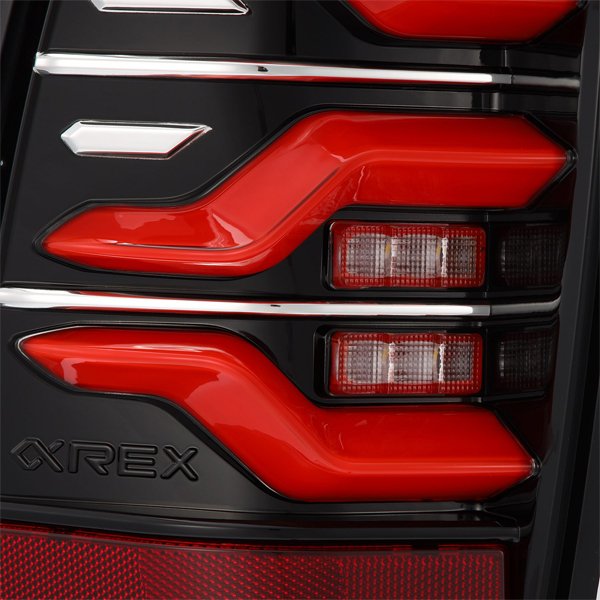 2nd Gen Tacoma (05-15) LUXX-Series LED Tail Lights Black-Red
