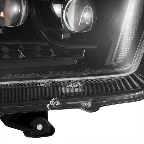 5th Gen 4Runner (10-13) NOVA-Series LED Projector Headlights Alpha-Black