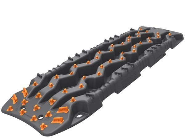 ARB TRED Pro™ Recovery Boards EXOTRED™ Composite Construction SIPE-LOCK™ Grip Profile Monument Grey Body w/Recovery Orange Teeth Incl. Recovery Leashes w/ Neoprene Cuffs