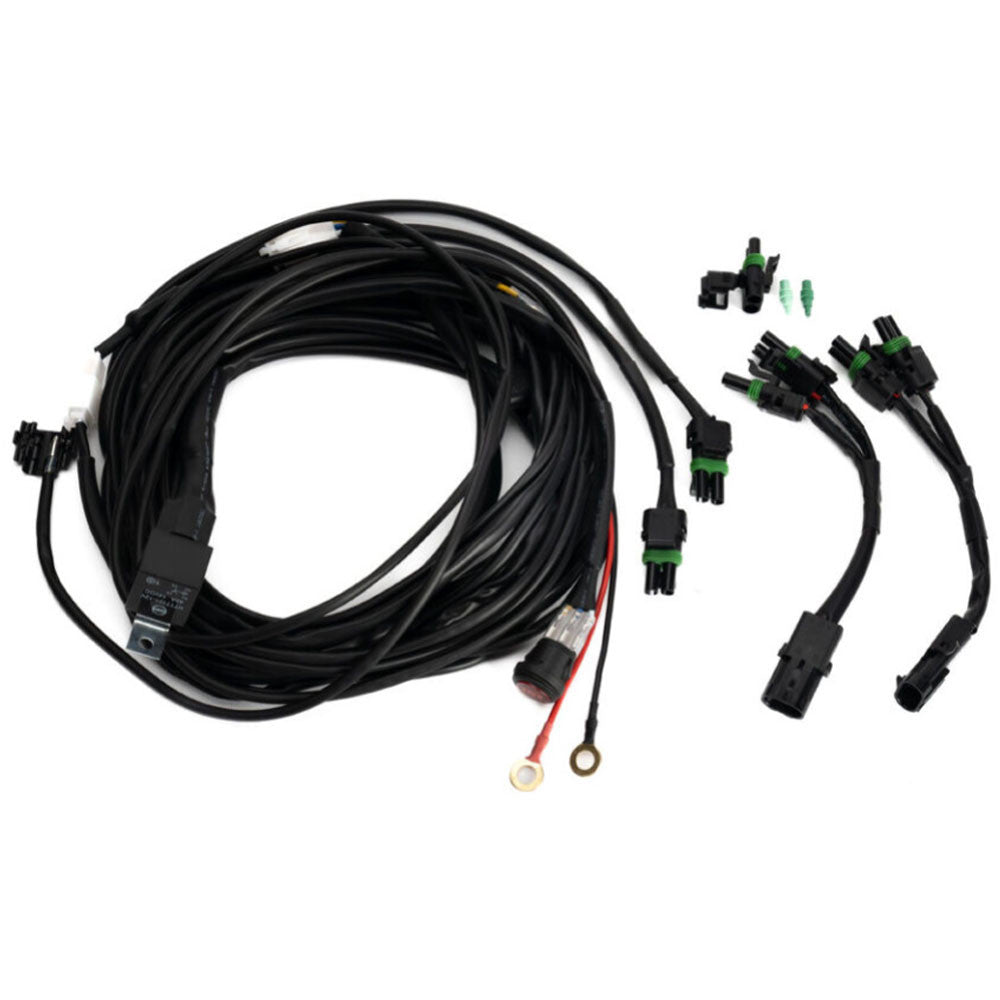 Baja Designs Squadron/S2/S1 3-Light Splitter Wiring Harness | Universal